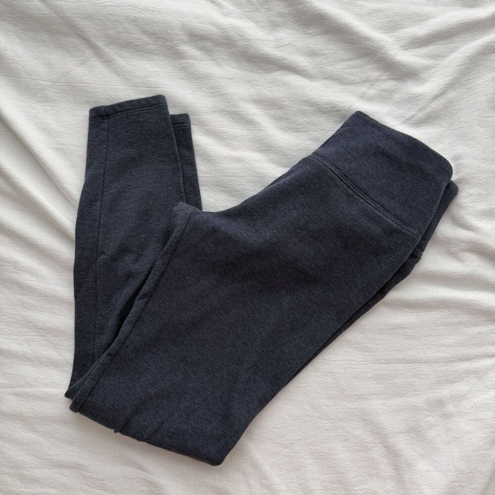 Simply Vera Vera Wang Yoga Ankle Leggings Blue Stretch Mid Rise Women Size S